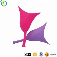 Colorful Travel Outdoor Emergency Using Food Grade Portable Collapsible Foldable Silicone Fomale Woman Urinal