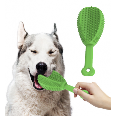 Dog Food Chew Toy Pet Teeth Treat Safe to Chew Non-Toxic Material Silicone Pet Chew Toy